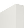 Detailansicht der stumpfen Kante von CLASSEN Schiebetür Dynamic 3.25 Weißlack RAL 9016
