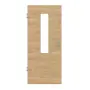 Frontansicht von Wildeiche quer LA 4 mittig ProLine Duradecor Innentür - Hörmann