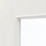 Detailansicht des Lichtausschnitts von GARANT Schiebetür Corona 832 Authentic Bianco CePaL mit Lichtausschnitt LA-4 mittig