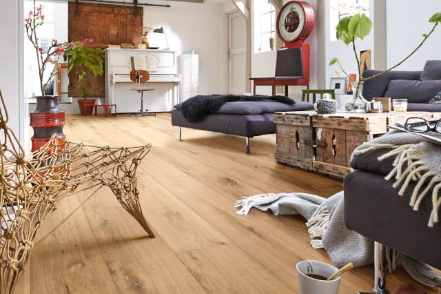 Zdjęcie aranżacyjne parkietu dębowego