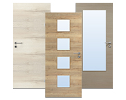 Drzwi CPL w układzie poziomym