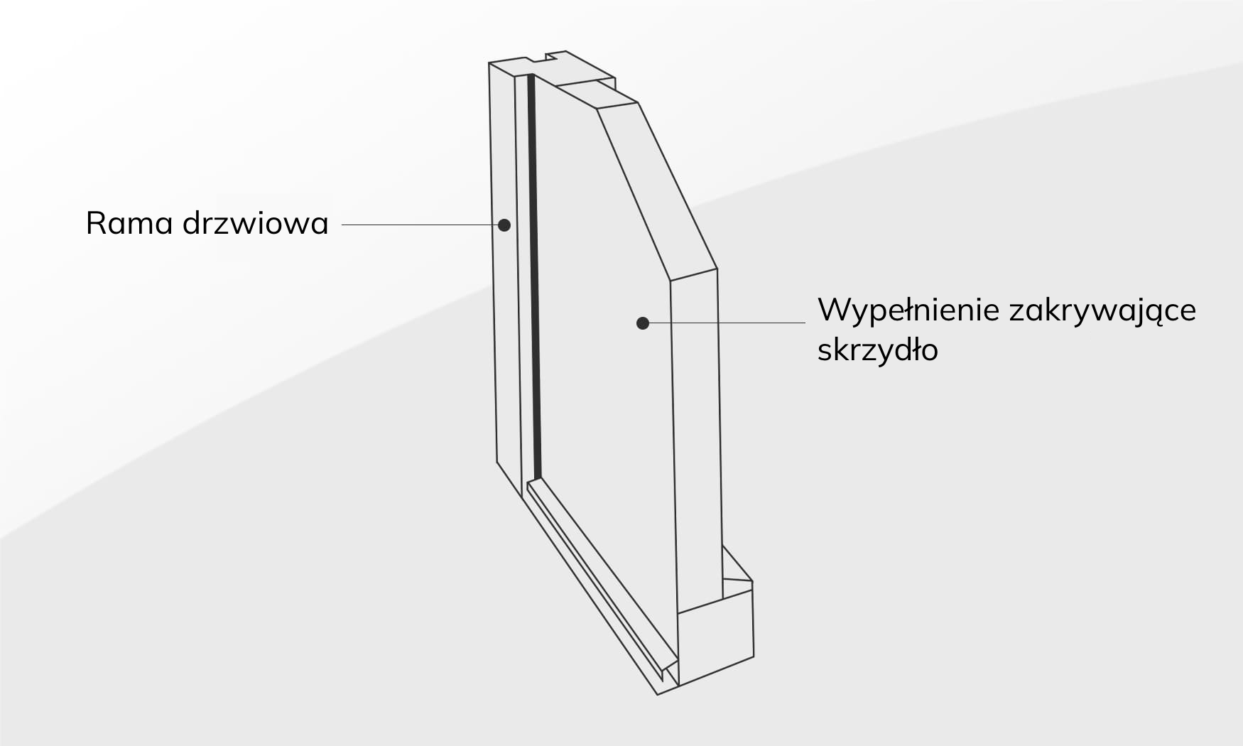 Zdjęcie aranżacyjne drzwi wejściowe z przeszkleniem