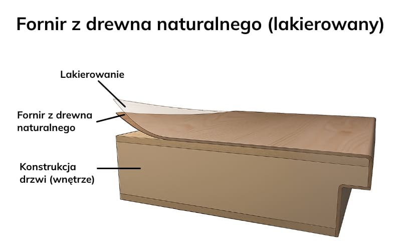 Konstrukcja forniru naturalnego