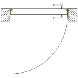 DIN-lewo reverse drzwi wewnętrznych