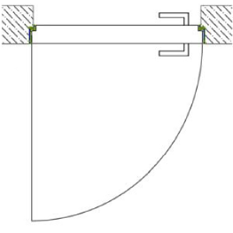 DIN-lewo drzwi wewnętrznych