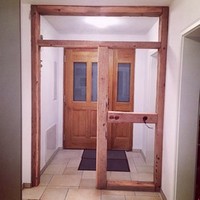 Przedsionek przed montażem drzwi