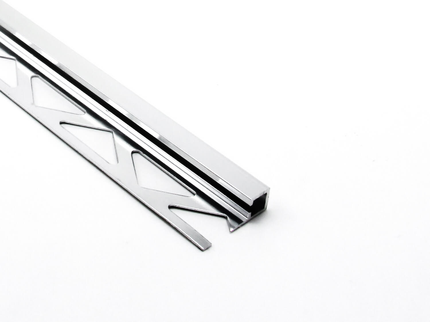 Listwa do płytek z błyszczącego aluminium
