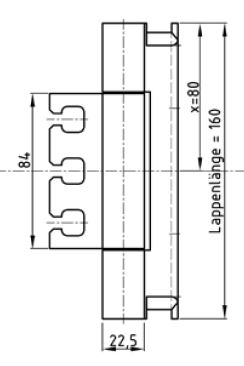 Rysunek techniczny Zawiasy VX7939/160