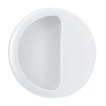 biała muszla uchwytu