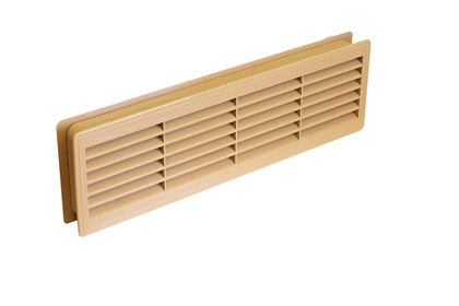 ciemnobeżowa kratka wentylacyjna