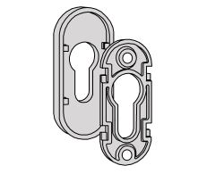 Owalna rozeta przesuwna