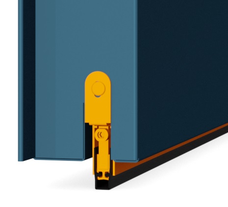 opadająca uszczelka podłogowa