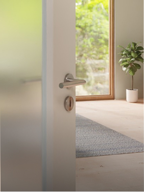 Drzwi dekoracyjne ze szkłem