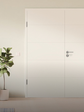 Drzwi lakierowane podwójne