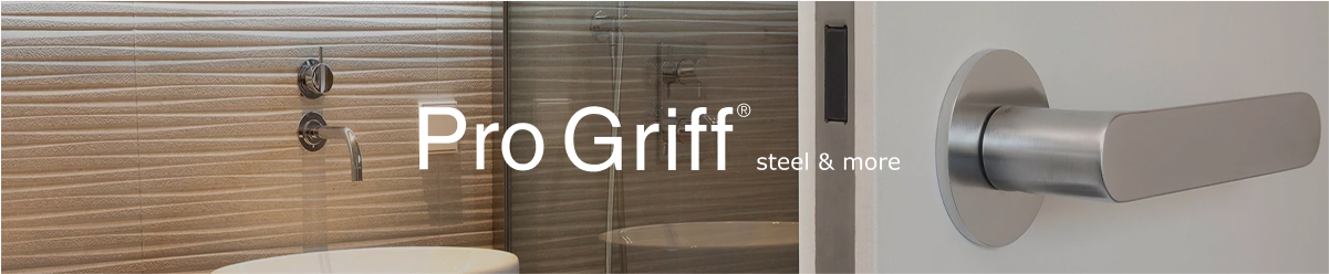 Klamki marki Progriff, klamki do drzwi, jakość marki z wysokiej jakości stali nierdzewnej