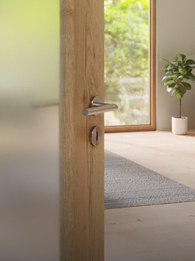 Holzfurnier mit Szkło