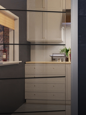 Czarne Drzwi przeszklone w eleganckim designie