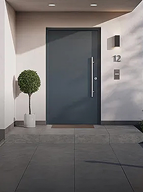 Drzwi wejściowe aluminiowe