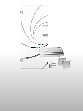 Kompletny zestaw innentueren Glastueren