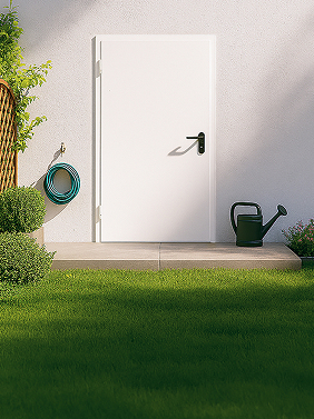 Drzwi zewnętrzne przeciwpożarowe