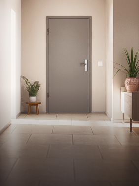 Drzwi wejściowe do mieszkania HPL