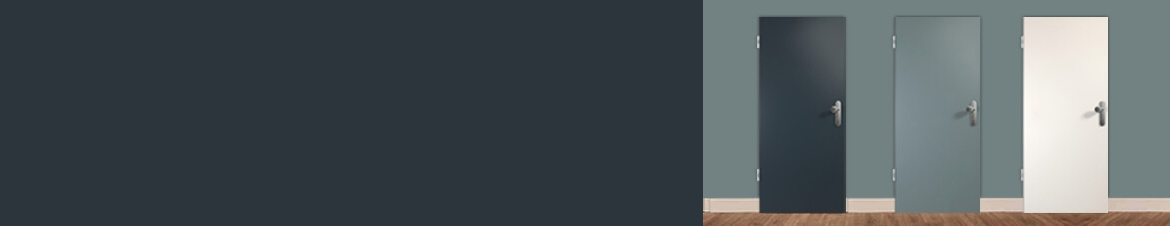 Jednokolorowe drzwi wejściowe CPL