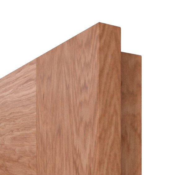 Szczegóły powierzchni dąb szczotkowany lakierowany