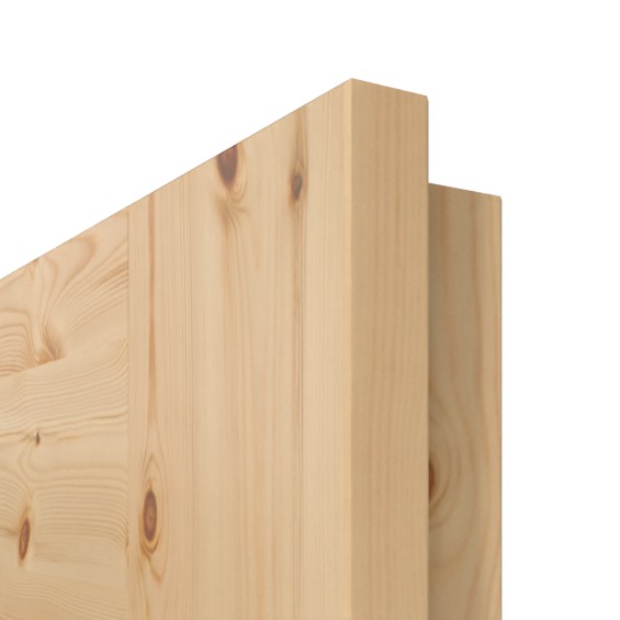 Szczegóły powierzchni sosna sękata lakierowana