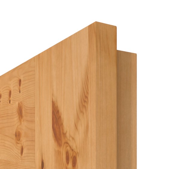 Szczegóły powierzchni sosna sękata szczotkowana, odcień 2 (ciemny)