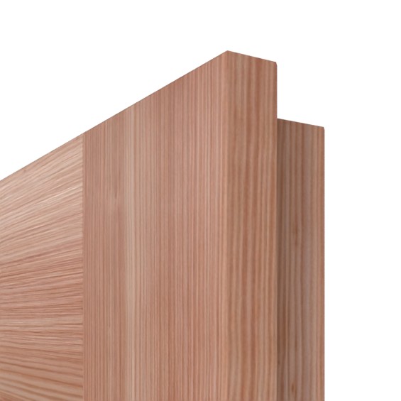 Oberflächendetail Lärche gebürstet lackiert