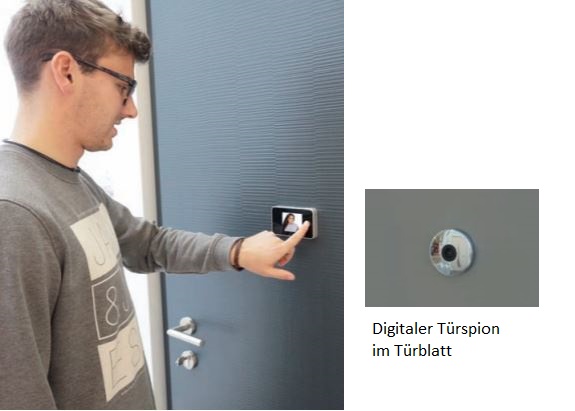 Cyfrowy wizjer drzwiowy