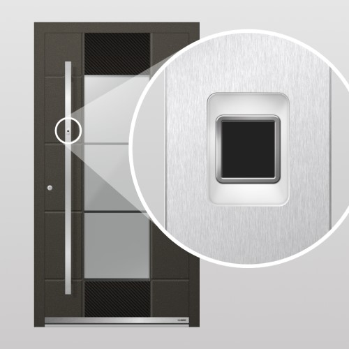 Skaner linii papilarnych ekey dLine stal szlachetna w uchwycie