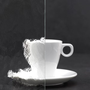 Przykład szkła typu Kathedral Min białe