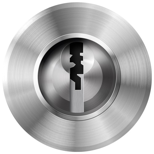 Höning rozeta na wkładkę cylindryzną Boston stal szlachetna zaokrąglona