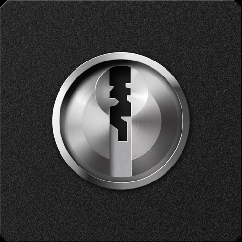 Höning rozeta na wkładkę cyindryczną czarna prostokątna