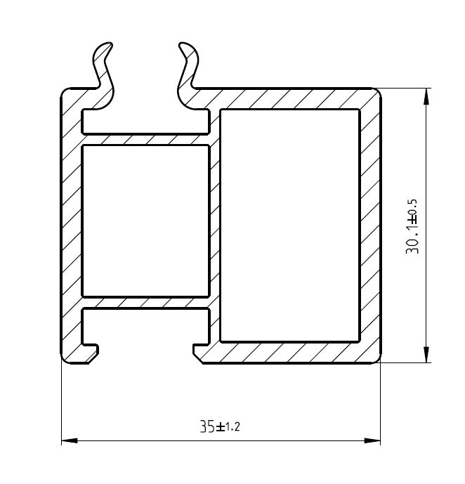 Profil podkładu podłogowego BE 01