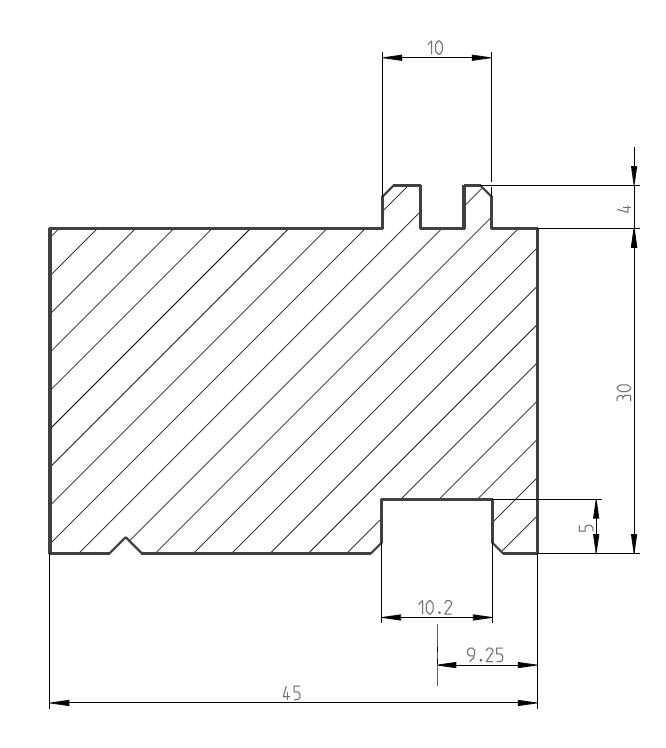 Profil podkładu podłogowego BE 02