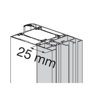 Profil poszerzający 25 mm