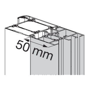 Profil poszerzający 50 mm