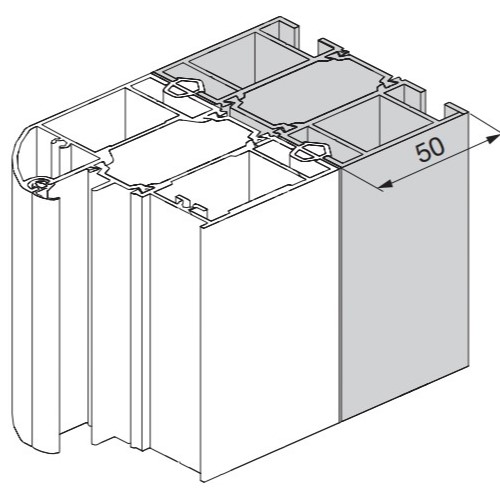 Profil poszerzający 50 mm
