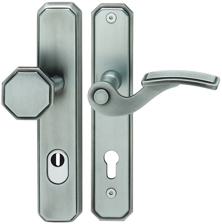 Szyld długi 507 H szary stalowy kanciasty