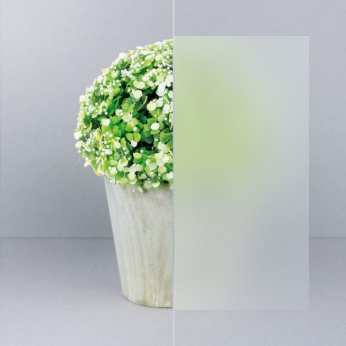 satynowe białe z przeźroczystą krawędzią