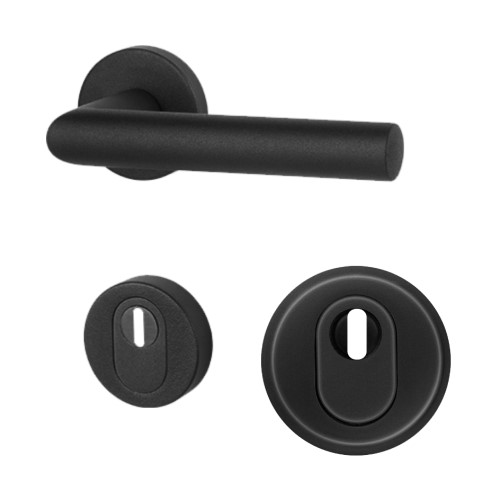 Klamka wewnętrzna BA 3518 Głęboka czerń okrągła