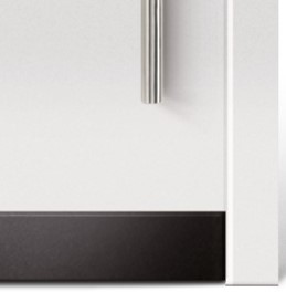 Blacha cokołowa w kolorze głęboka czerń