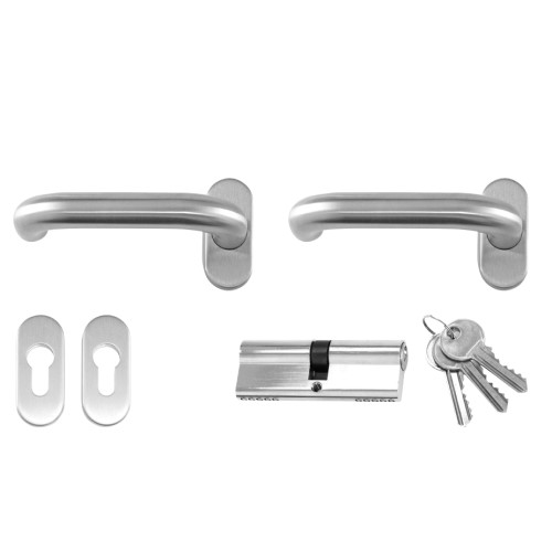 Zestaw uchwytów ME 100 stal szlachetna