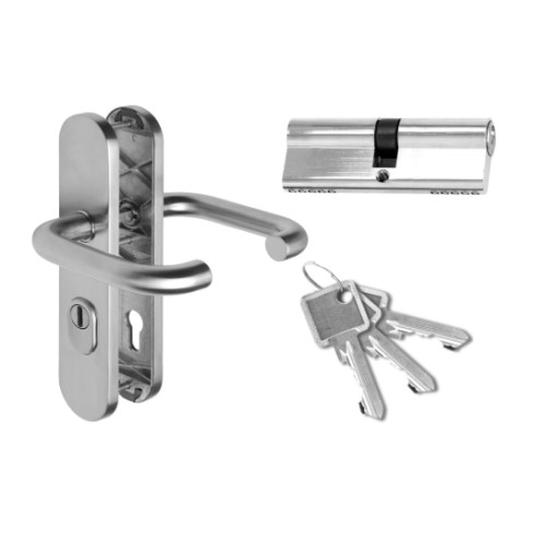 Zestaw RC2 klamek ME 100 S stal szlachetna