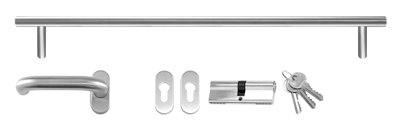 Zestaw uchwytów ME 160 stal szlachetna