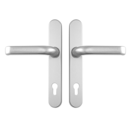 Zestaw uchwytów do drzwi zewnętrznych nr 336 srebrny