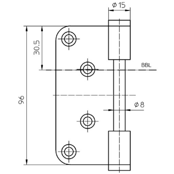 rysunek techniczny V 0087 WF