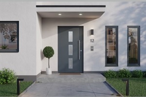 Milieu drzwi wejściowe antracyt